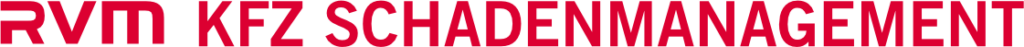 RVM Logo mit dem Schriftzug ‚KFZ Schadenmanagement‘ – Fachbereichsinformationen und Leistungsinhalte